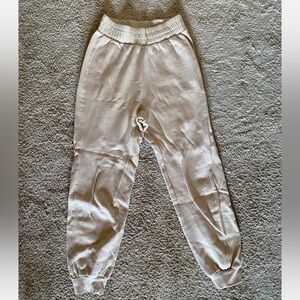 Zara Cream Jogger Pants